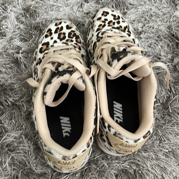 furry leopard print nike air max women shoes - Picture 7 of 8